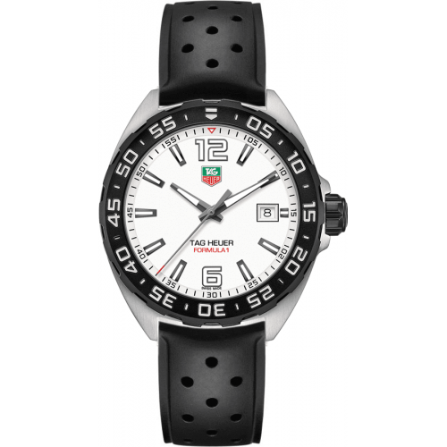 Tag Heuer Formula 1 White Dial 41mm Men's Watch WAZ1111-FT8023